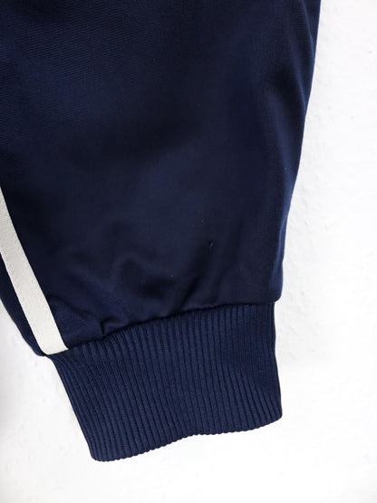 Vintage 90er 00er ADIDAS Trainingsjacke Firebird Stehkragen dunkelblau D6 M