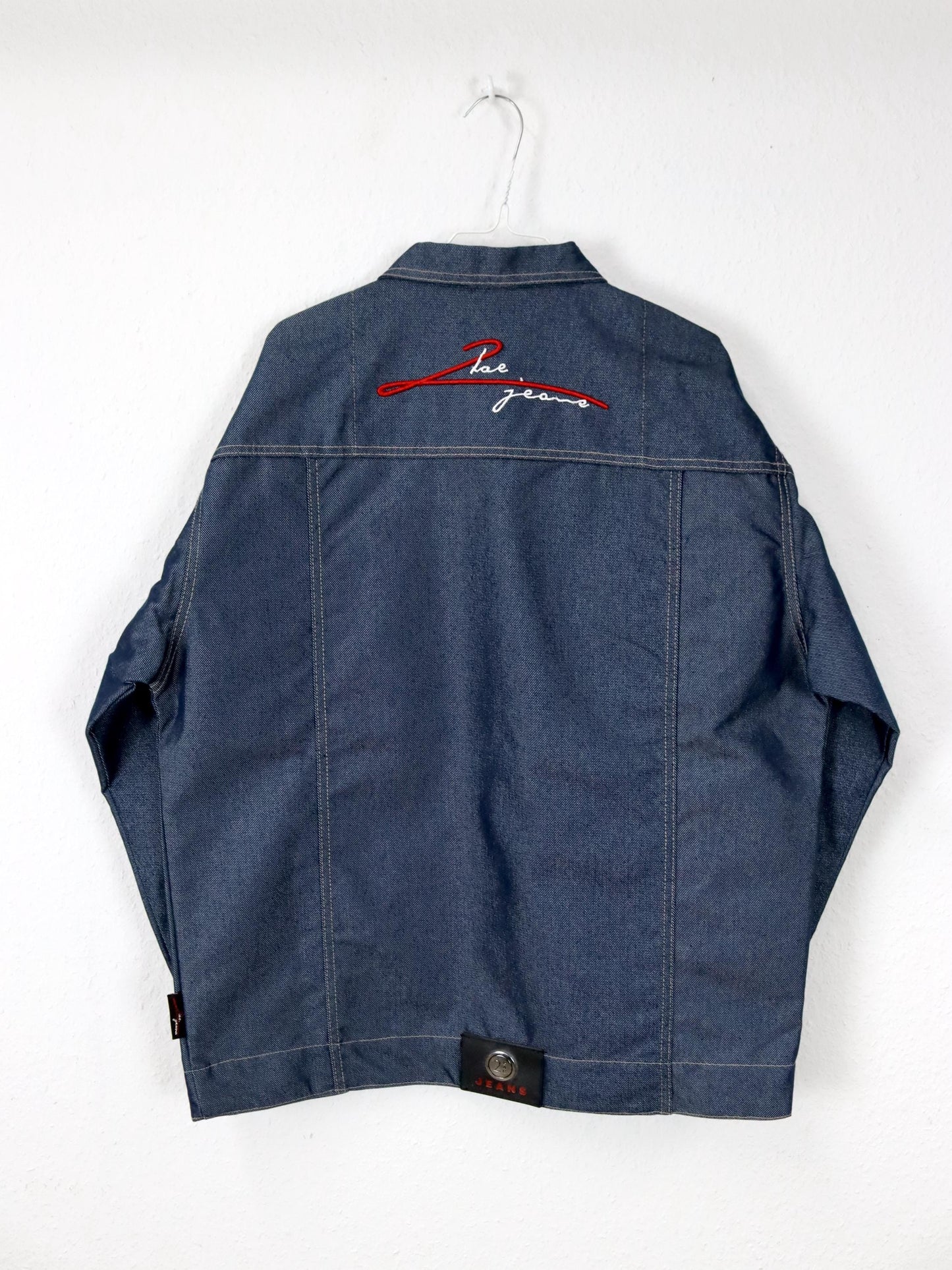 Vintage 90er 00er Y2k 2PAC the Collection by J.C. Design Jeansjacke indigo metal deadstock S