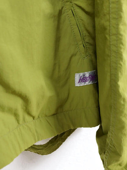 Vintage 80er 90er HIBERNIA Trainingsjacke Jacke Stehkragen crazy pattern grün bunt 50/52 L