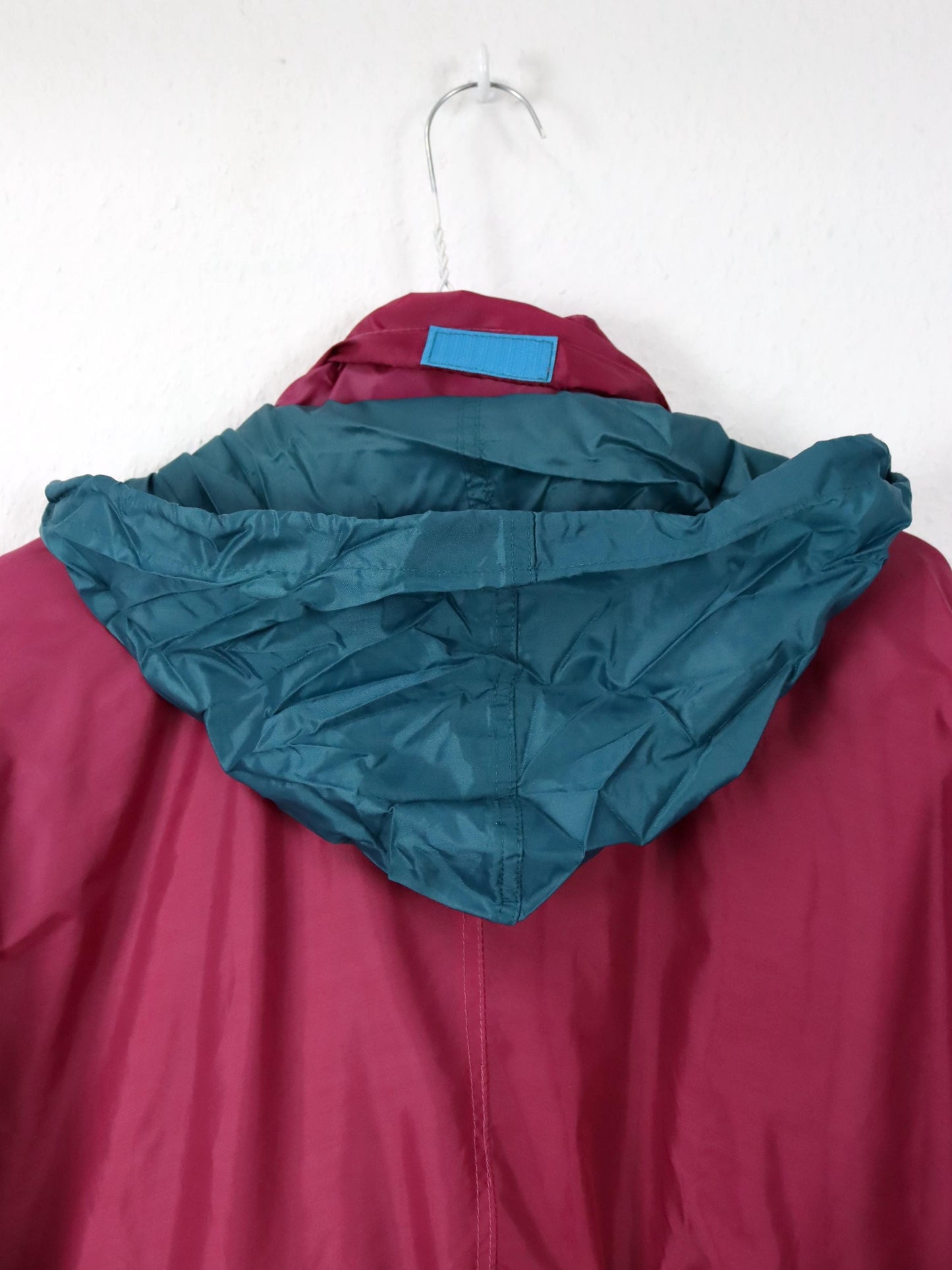 Vintage 80er 90er SIMIANI Regenjacke windbreaker doppellagig L