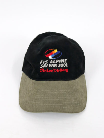 Vintage 90er 00er Y2k TACTEL Capo Austria Cap Mütze FIS Alpine Ski WM 2001 One Size