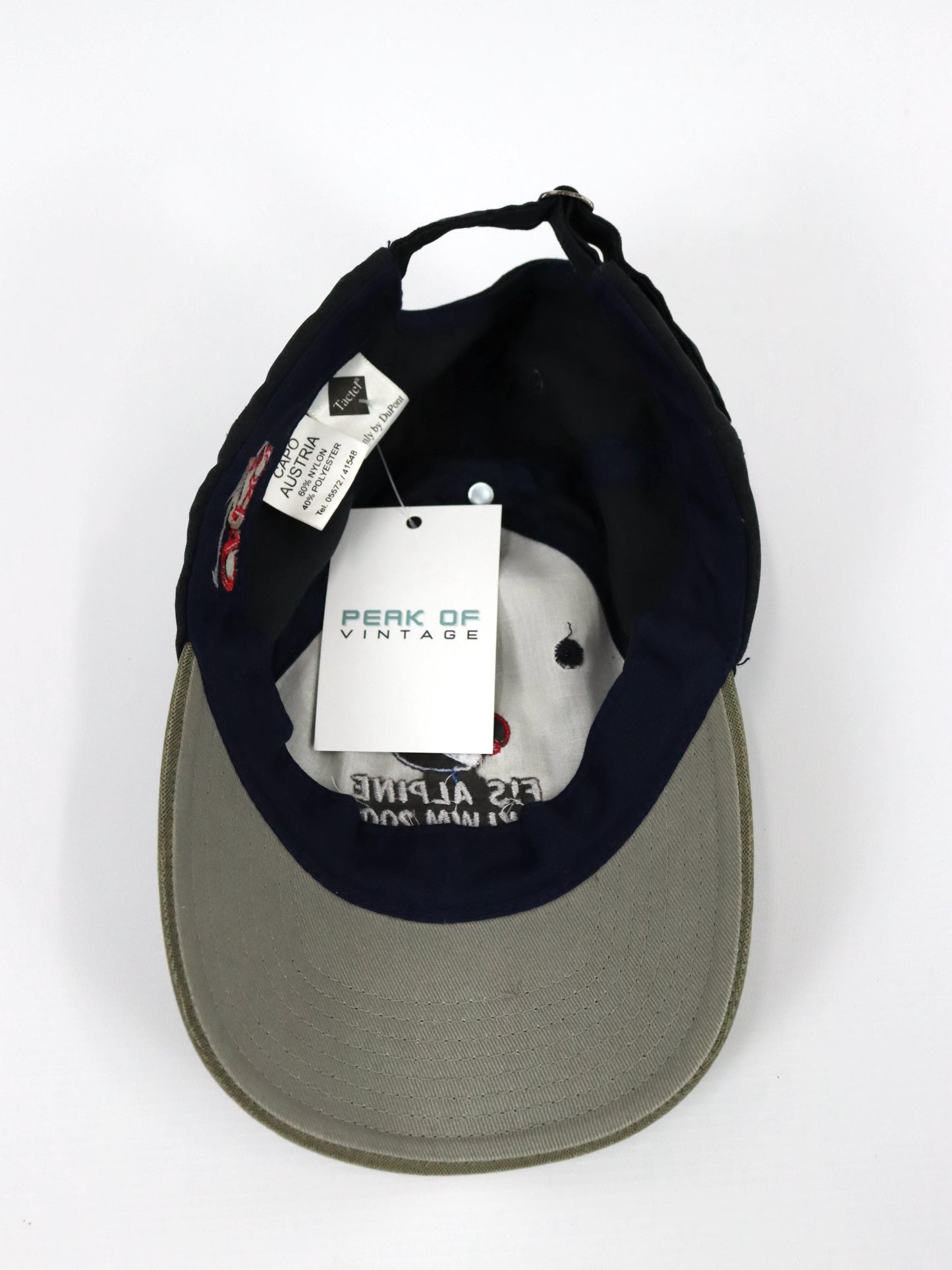 Vintage 90er 00er Y2k TACTEL Capo Austria Cap Mütze FIS Alpine Ski WM 2001 One Size