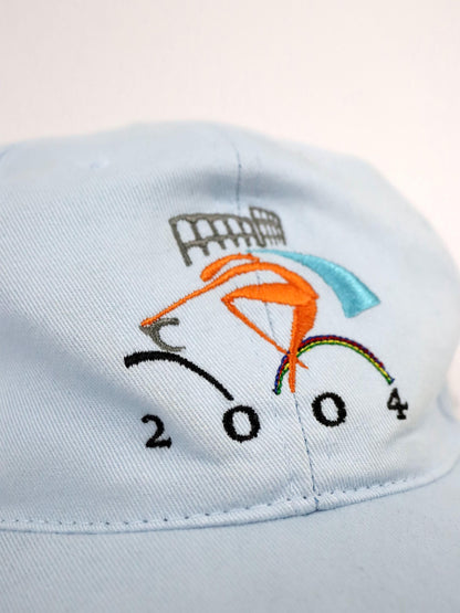 Vintage 90er 00er Y2k N.C.P. Merchandise Cap Mütze blau schwarz WM Cycling 2004 Verona Bardolino One size