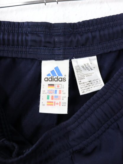 Vintage 90s 00s Y2k ADIDAS Tracksuit Bottoms Jogging Bottoms dark blue beige D6 M