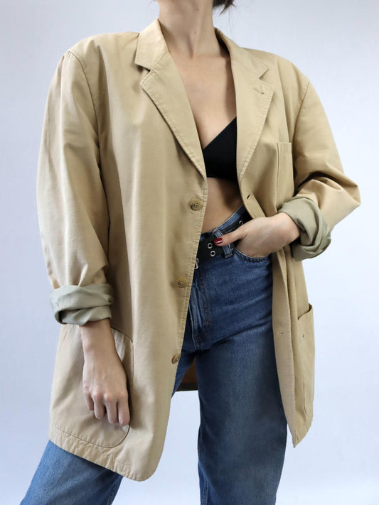 Vintage 80er 90er CAMEL Blazer beige XL