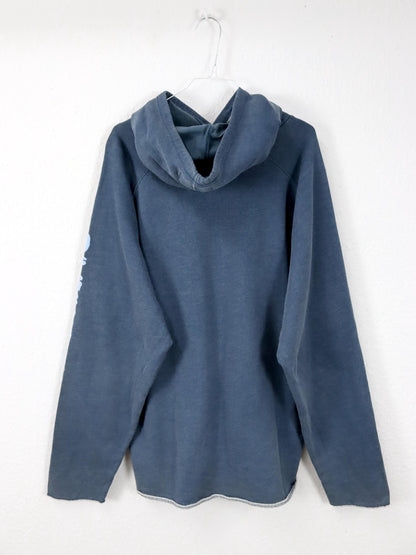 Vintage 80er 90er ONEILL Hoodie Pullover blau used look XL
