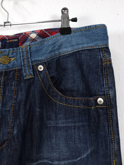 Vintage 90er 00er Y2k ENERGIE Baggy Pants Jeans gerades Bein Deadstock W34