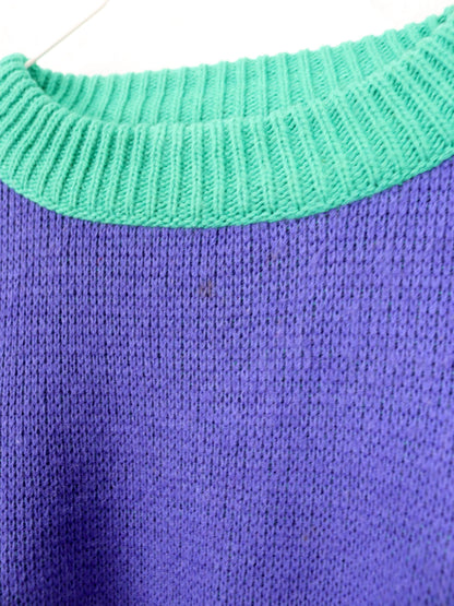 Vintage 80s 90s O'NEILL Wool Sweater Pullover wool colorful S