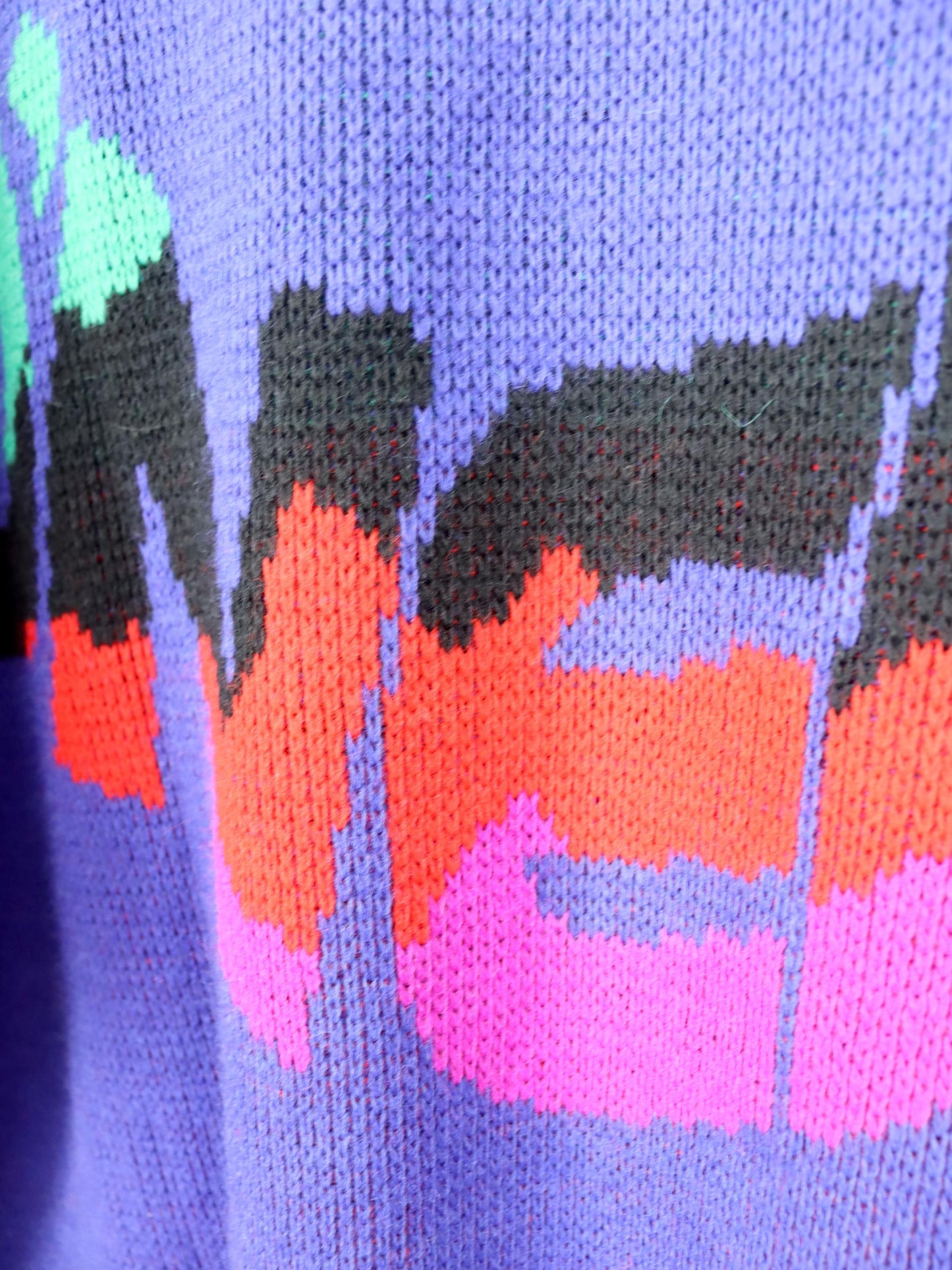 Vintage 80s 90s O'NEILL Wool Sweater Pullover wool colorful S