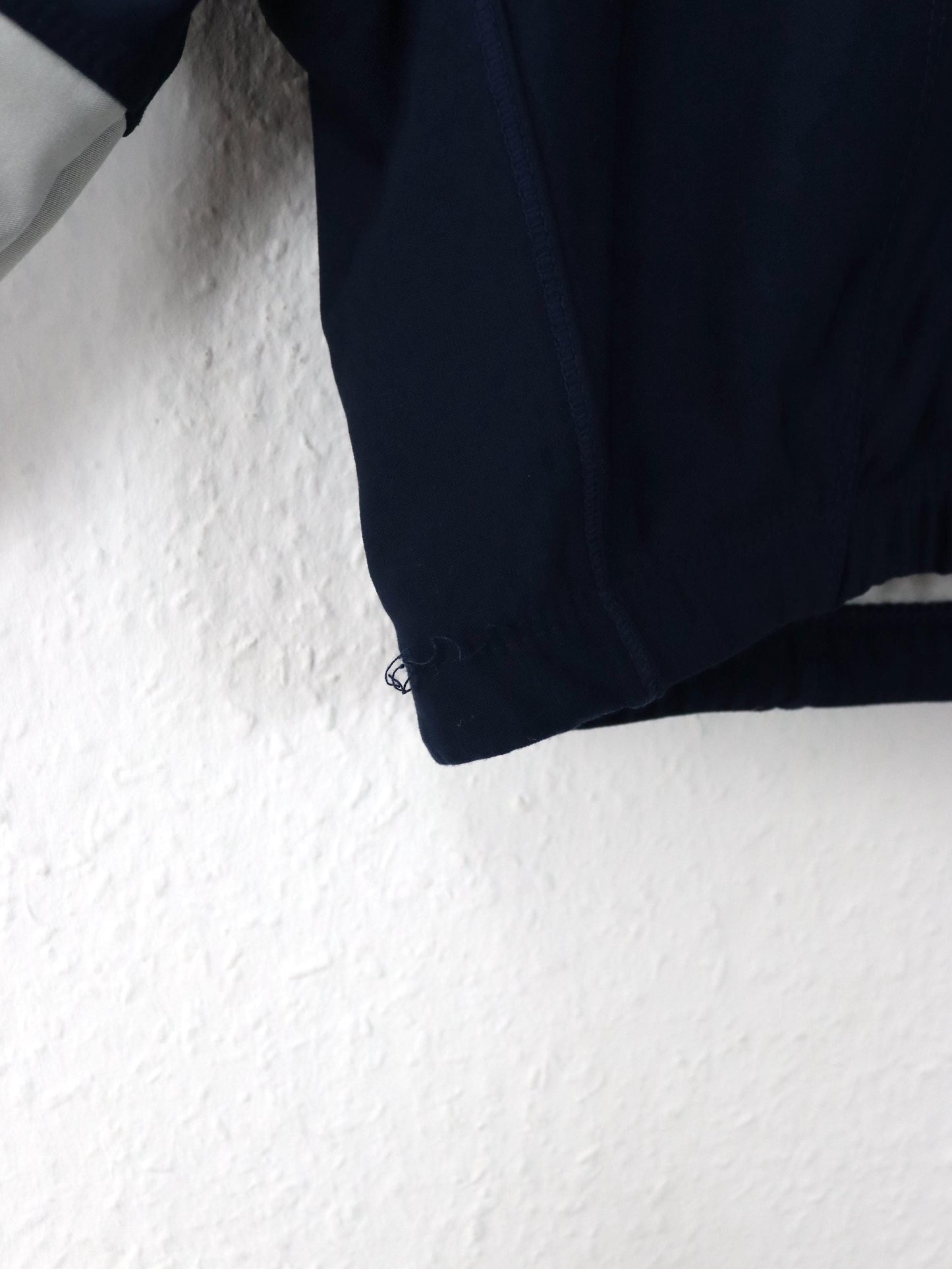 Vintage 80er 90er NIKE Crop Top kurzarm Sport Top dunkelblau M