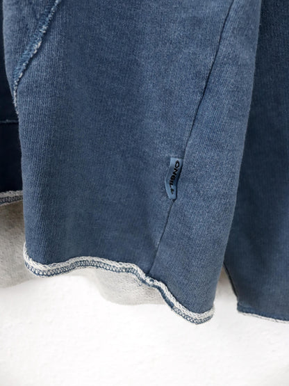 Vintage 80er 90er ONEILL Hoodie Pullover blau used look XL