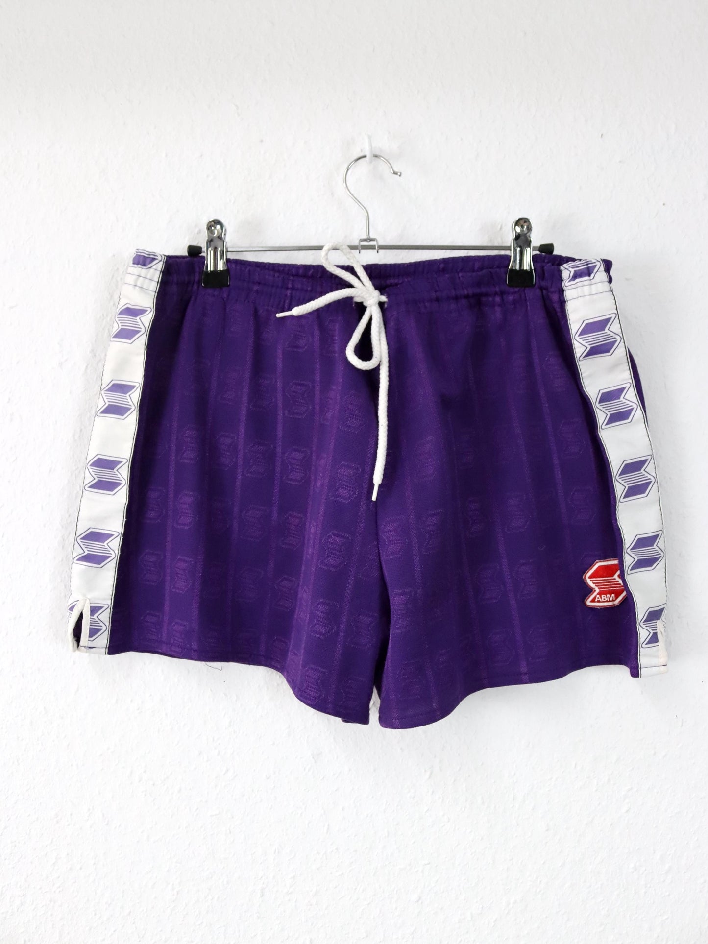 Vintage 80er 90er ABM Shorts kurze Hose lila metallic XL