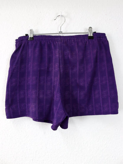 Vintage 80er 90er ABM Shorts kurze Hose lila metallic XL