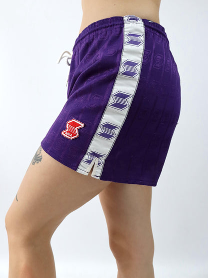 Vintage 80er 90er ABM Shorts kurze Hose lila metallic XL