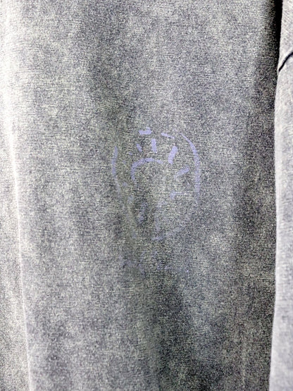 Vintage 80er 90er SURF TEAM T-Shirt kurzarm Backprint grün used look M