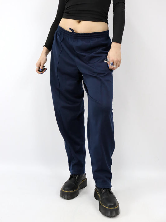 Vintage 80er 90er NIKE Trainingshose Jogginghose dunkelblau M/L