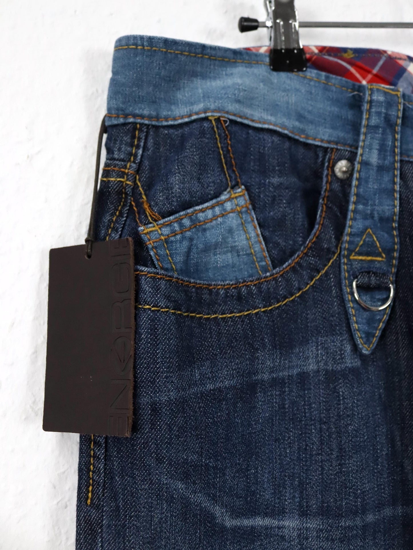 Vintage 90er 00er Y2k ENERGIE Baggy Pants Jeans gerades Bein Deadstock W34