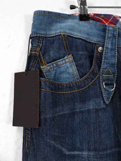 Vintage 90er 00er Y2k ENERGIE Baggy Pants Jeans gerades Bein Deadstock W34