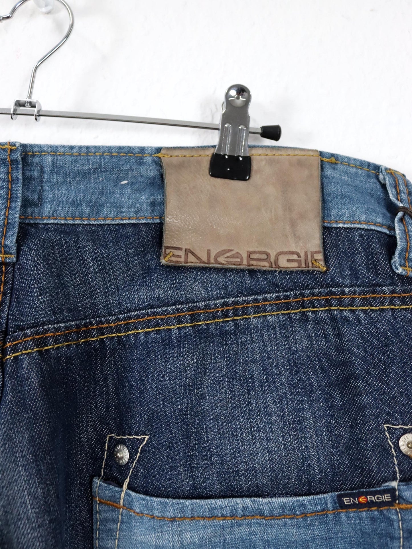 Vintage 90er 00er Y2k ENERGIE Baggy Pants Jeans gerades Bein Deadstock W34