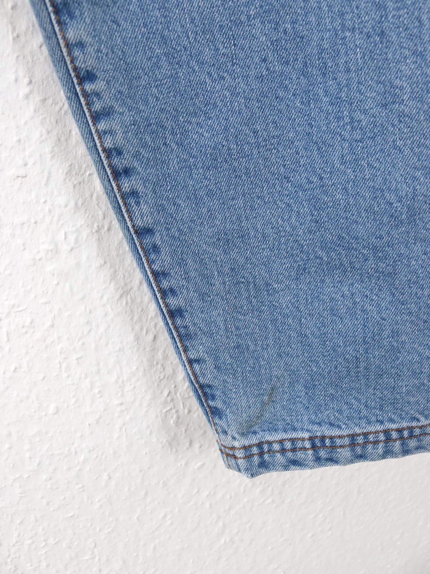 Vintage 80er 90er DIESEL Saddler Jeans Hose gerades Bein hellblau Denim W29