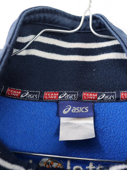 Vintage 00er Y2k ASICS Sweatshirt Pullover blau Ponterrese 2004 M