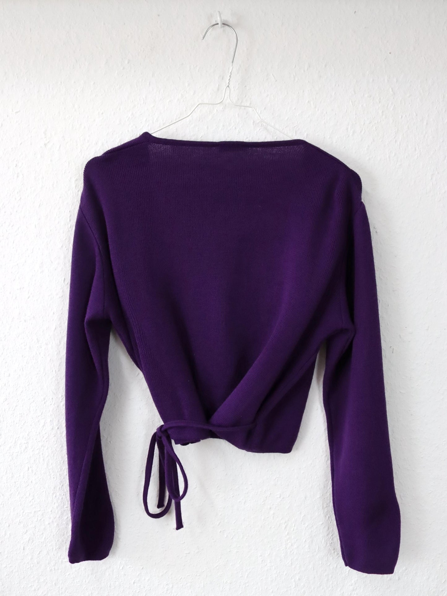 Vintage 00s Y2k ZIPCODE Cardigan Wrap Cardigan purple S