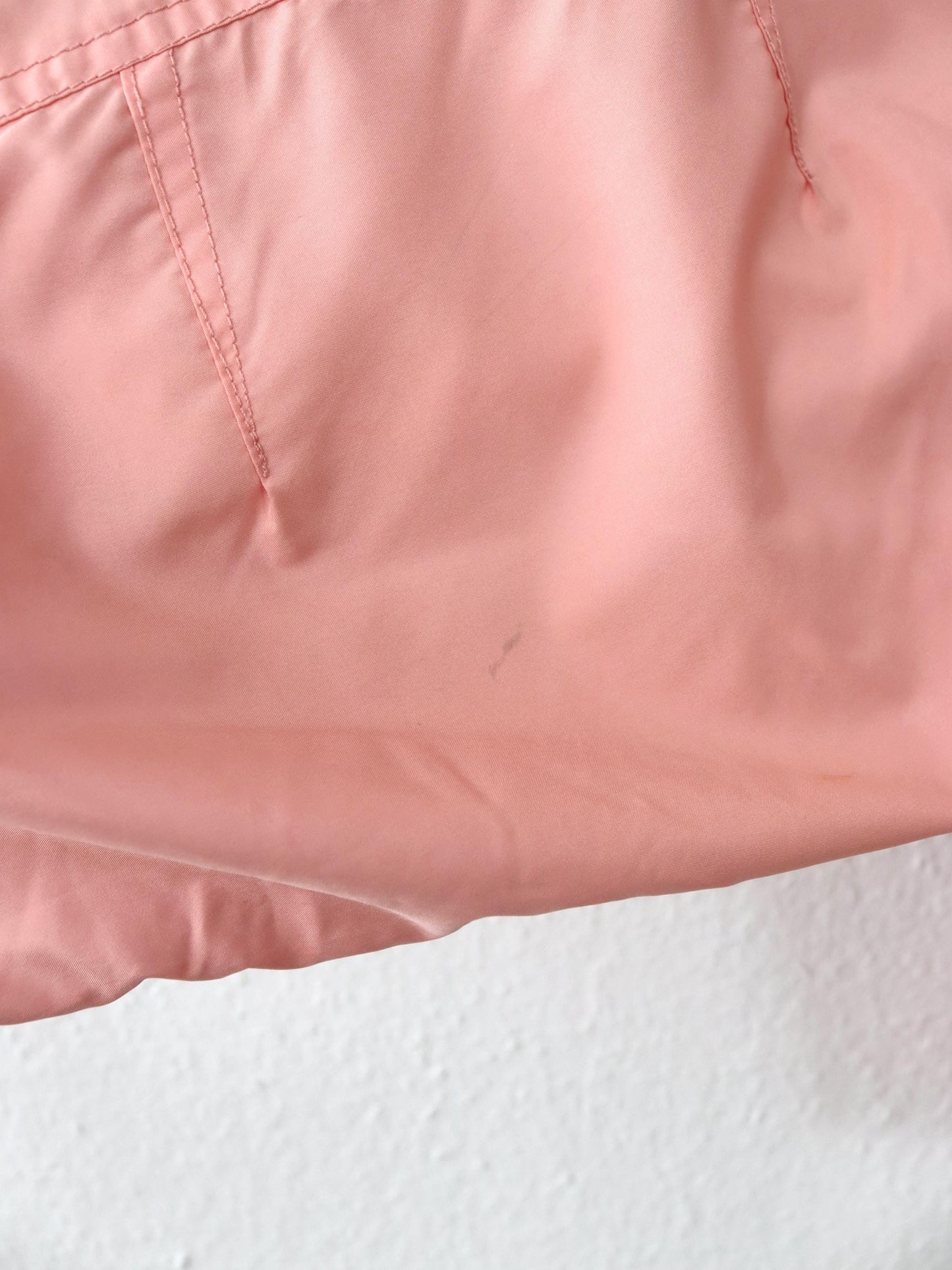 Vintage 80er 90er ELLESSE Winterjacke Skijacke gefüttert Kapuze rosa blau türkis M