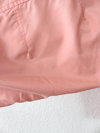 Vintage 80er 90er ELLESSE Winterjacke Skijacke gefüttert Kapuze rosa blau türkis M