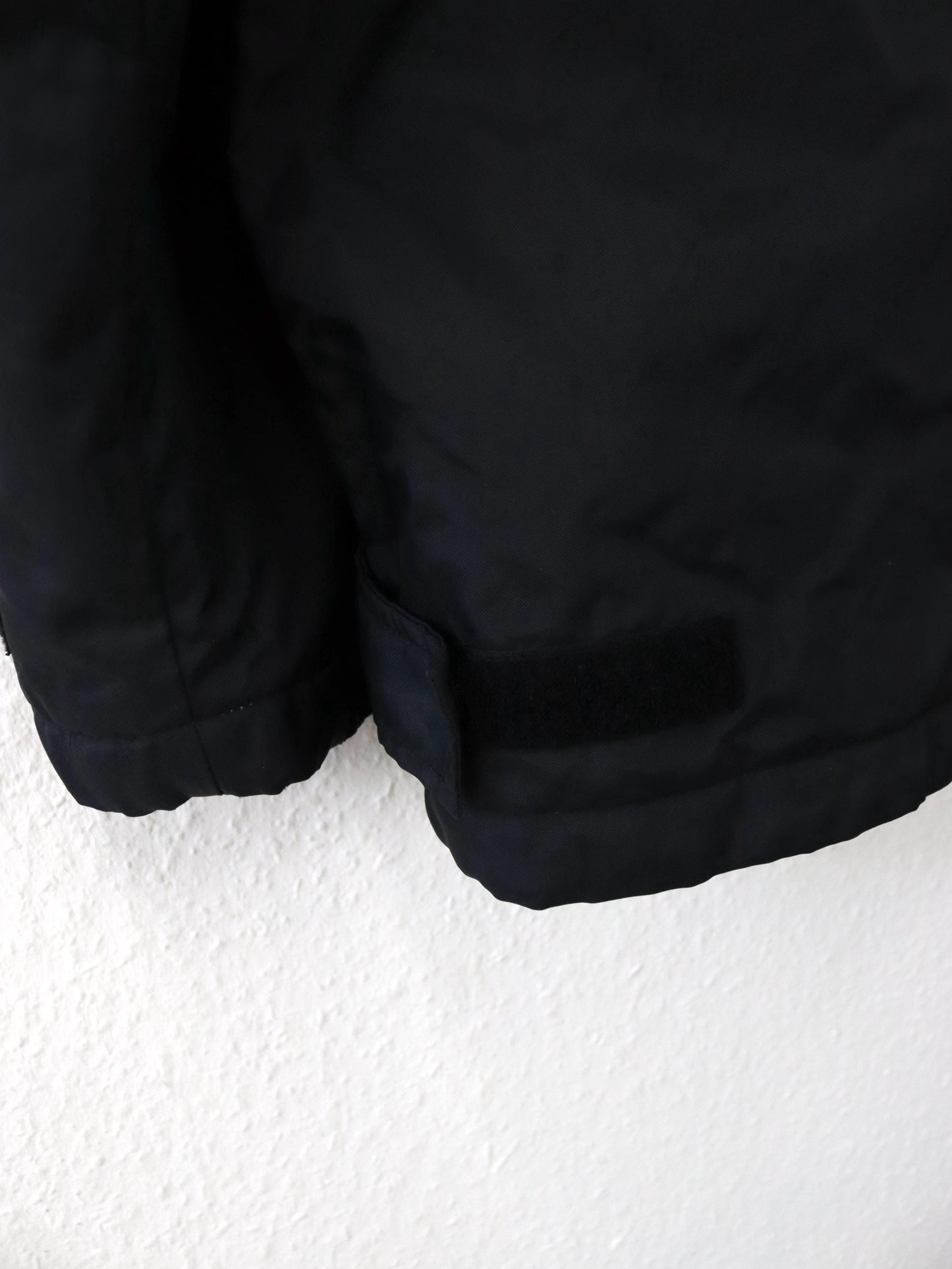 Vintage 80s 90s ADIDAS jacket lightly lined collar black blue D6 M