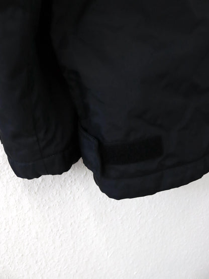 Vintage 80s 90s ADIDAS jacket lightly lined collar black blue D6 M