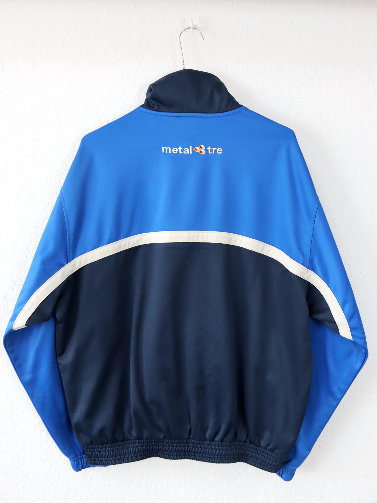 Vintage 00er Y2k ASICS Sweatshirt Pullover blau Ponterrese 2004 M