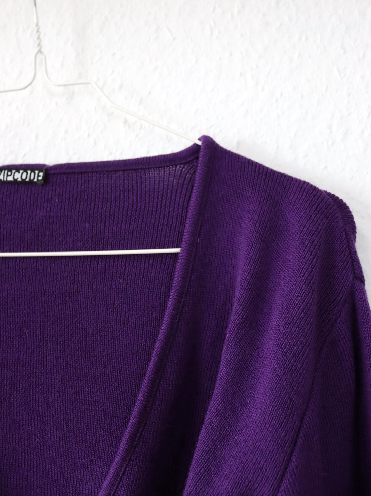 Vintage 00s Y2k ZIPCODE Cardigan Wrap Cardigan purple S