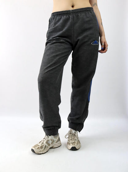 Vintage 80s 90s ADIDAS Track Pants Jogging Pants Heather Gray Blue D6 M