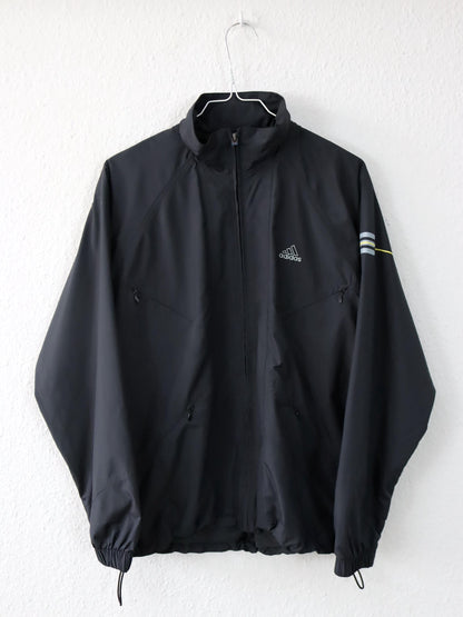 Vintage 80er 90er ADIDAS Trainingsanzug schwarz Trainingsjacke Jogginghose 36/38