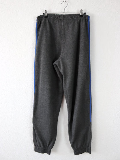 Vintage 80s 90s ADIDAS Track Pants Jogging Pants Heather Gray Blue D6 M