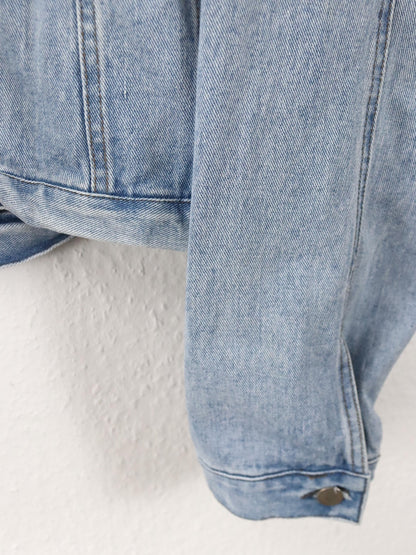 Vintage 80er 90er GIANA FEROTI Jeansjacke Jacke hellblau Denim XL