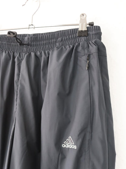 Vintage 80er 90er ADIDAS Trainingsanzug schwarz Trainingsjacke Jogginghose 36/38