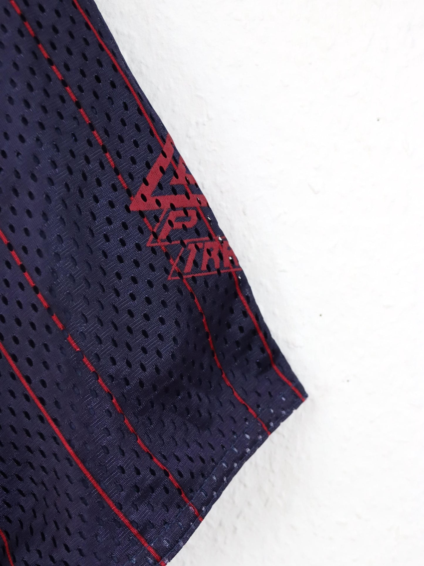 Vintage 80er 90er UMBRO Wendeshirt Trikot reversible dunkelblau rot M