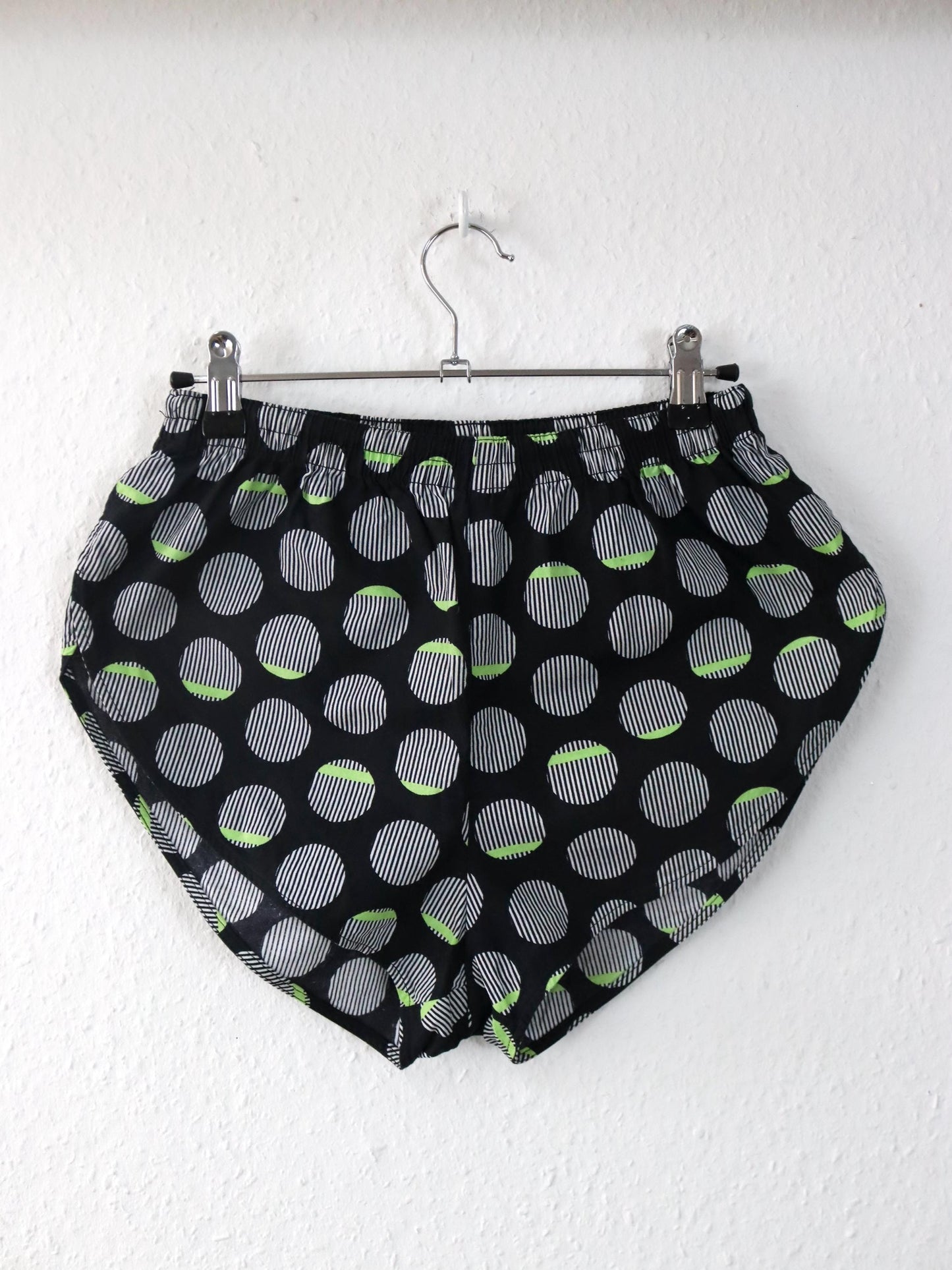 Vintage 80er 90er ARENA Zweiteiler Top Shorts kurze Hose crazy pattern Made in France 36