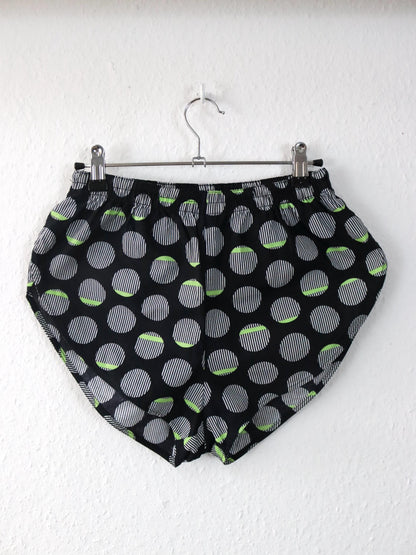 Vintage 80er 90er ARENA Zweiteiler Top Shorts kurze Hose crazy pattern Made in France 36