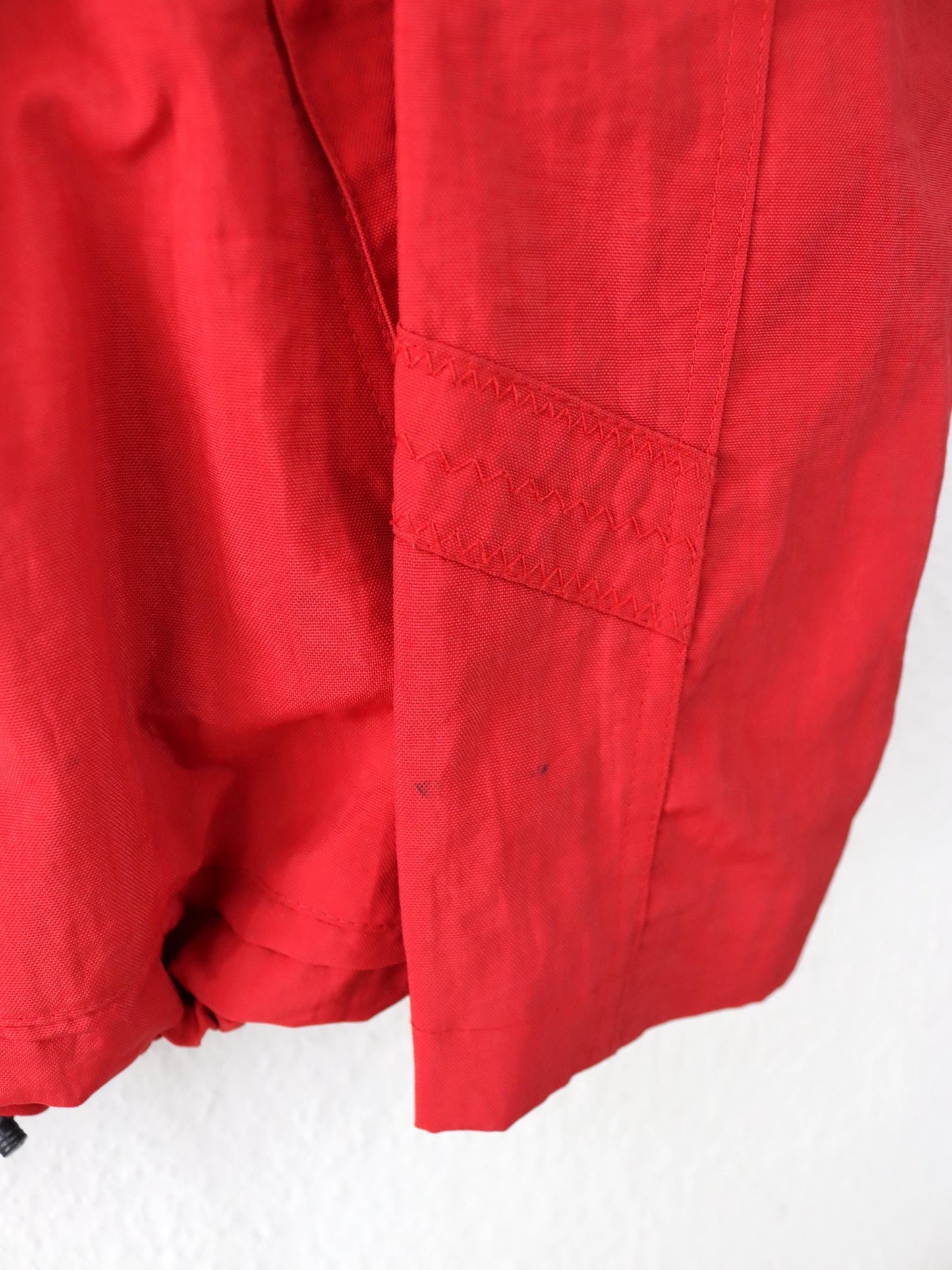Vintage 90er 00er INVICTA Regenjacke Windbreaker Segeljacke rot Stehkragen M