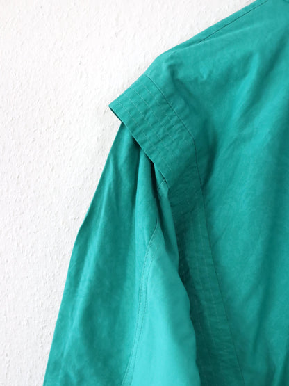 Vintage 80er 90er ADIDAS Overall Einteiler türkis Stehkragen 40