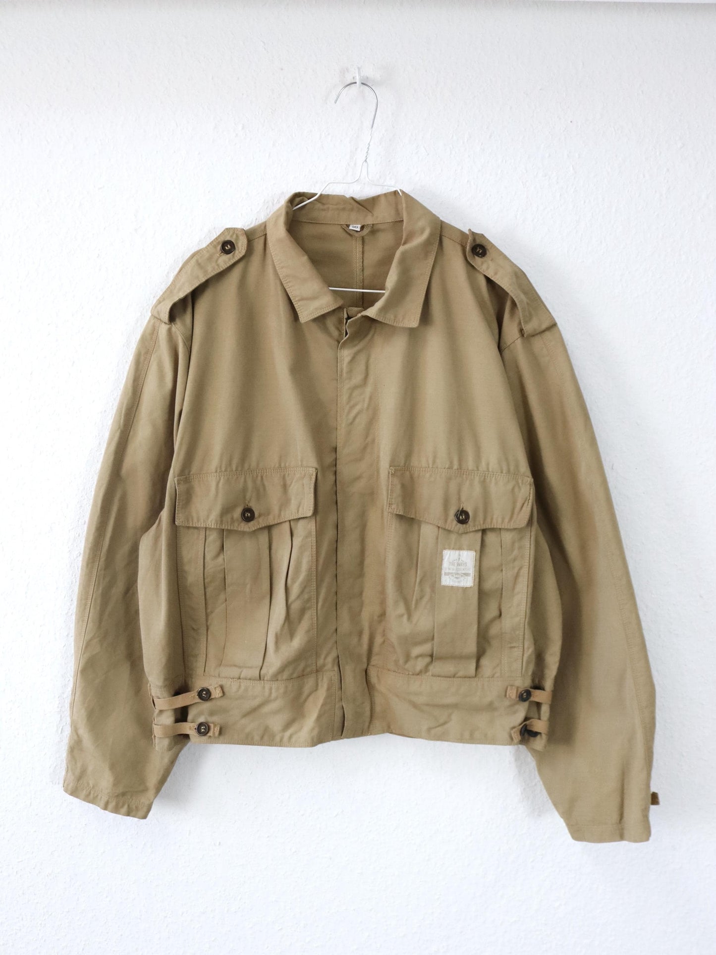 Vintage 80er 90er BALL leichte Jacke Blouson Utility beige 50 L
