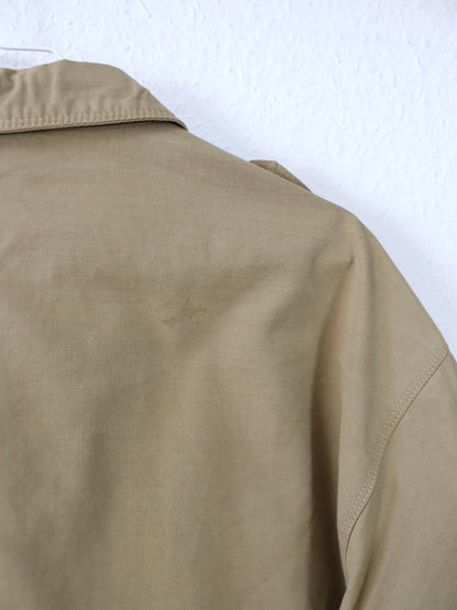 Vintage 80er 90er BALL leichte Jacke Blouson Utility beige 50 L