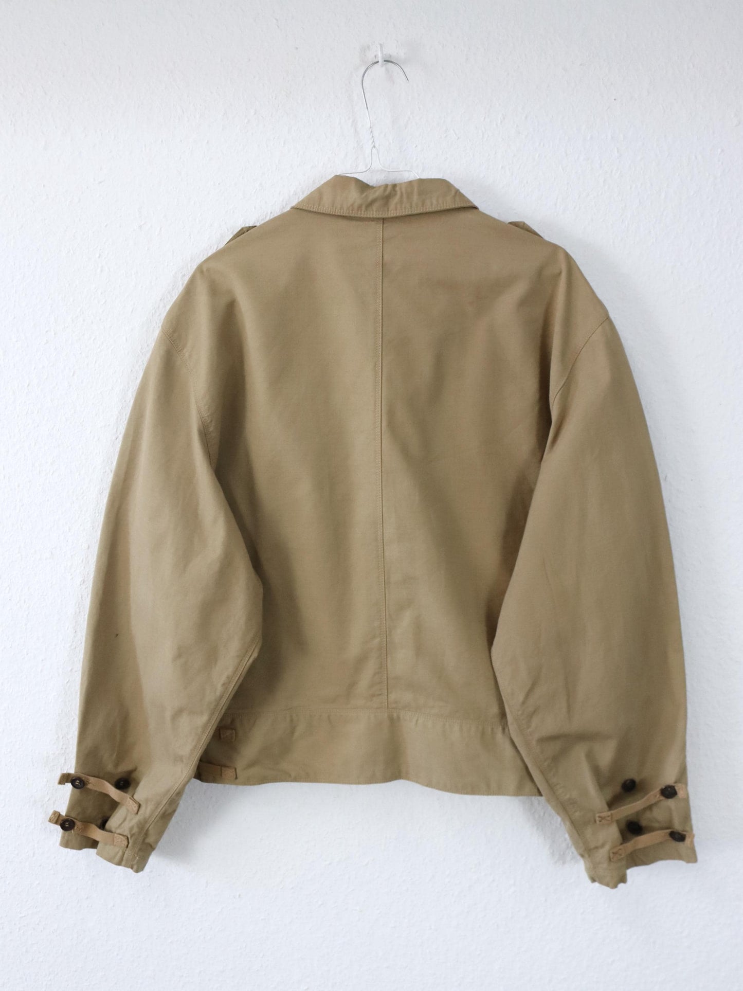 Vintage 80er 90er BALL leichte Jacke Blouson Utility beige 50 L