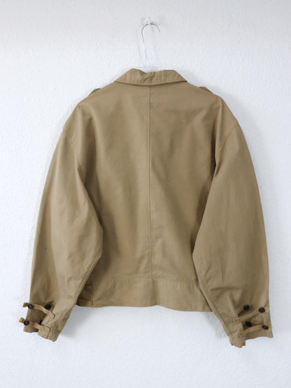 Vintage 80er 90er BALL leichte Jacke Blouson Utility beige 50 L