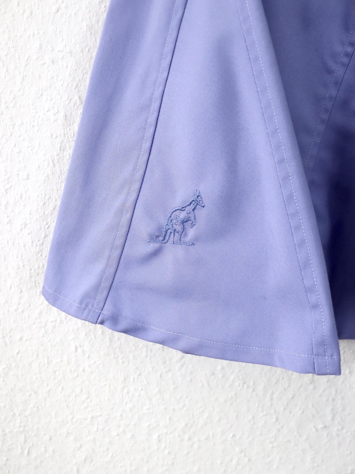 Vintage 80er 90er AUSTRALIAN Bundfaltenrock Tennisrock Mini Flieder highwaist 42
