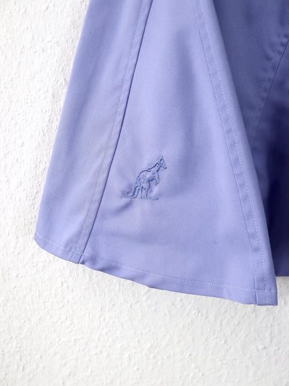 Vintage 80er 90er AUSTRALIAN Bundfaltenrock Tennisrock Mini Flieder highwaist 42