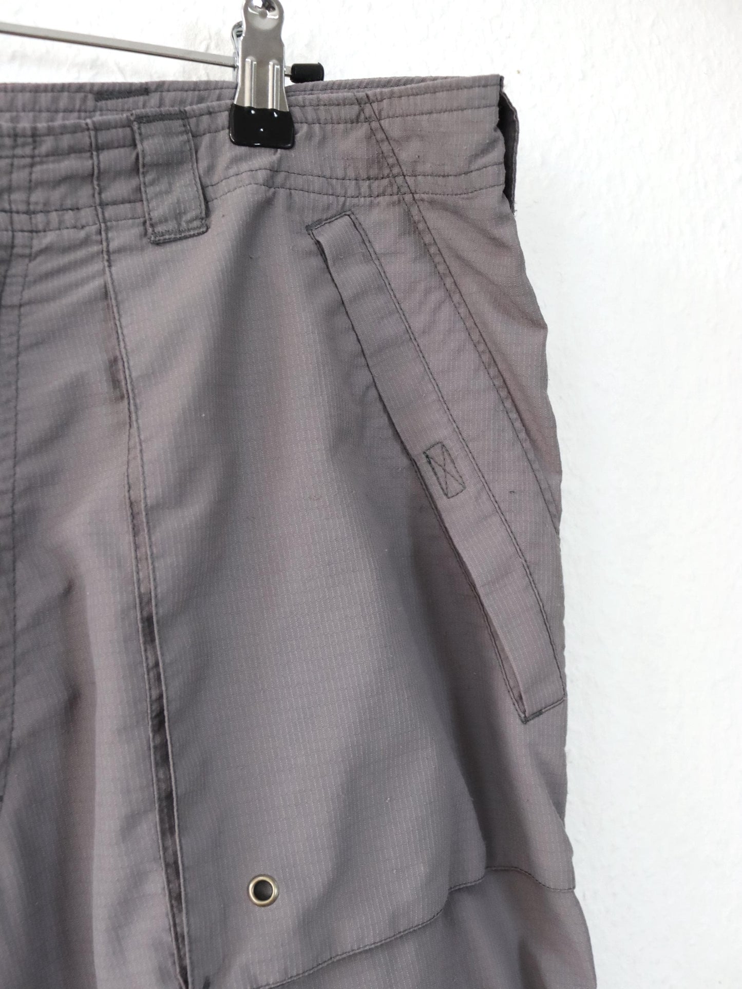 Vintage 90er 00er y2k ADIDAS Hose Wanderhose Trekking Pants gerades Bein Shorts 2002 L