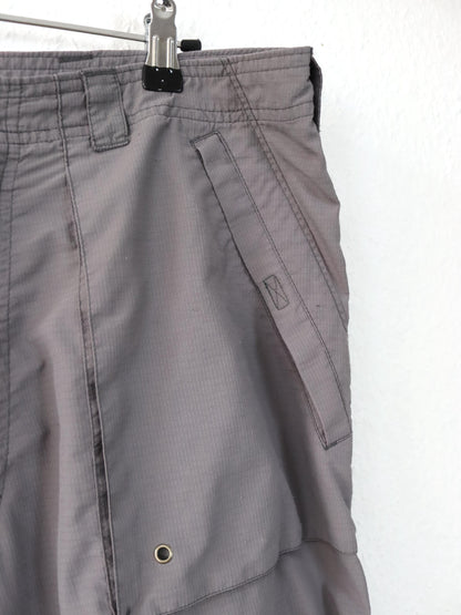 Vintage 90er 00er y2k ADIDAS Hose Wanderhose Trekking Pants gerades Bein Shorts 2002 L